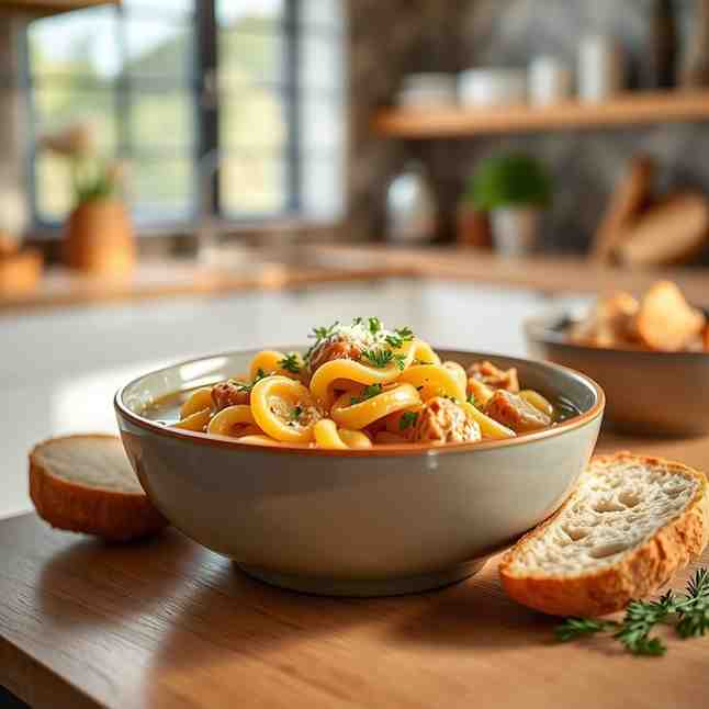 Anolini in Brodo - Pork Pasta Recipe - Make Today